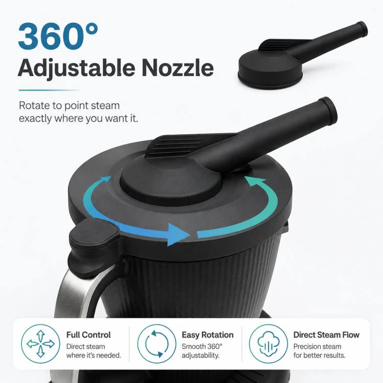For Thermomix TM7 Silicone Steam Diverter Rotatable Steam Release Pipe - Image 3