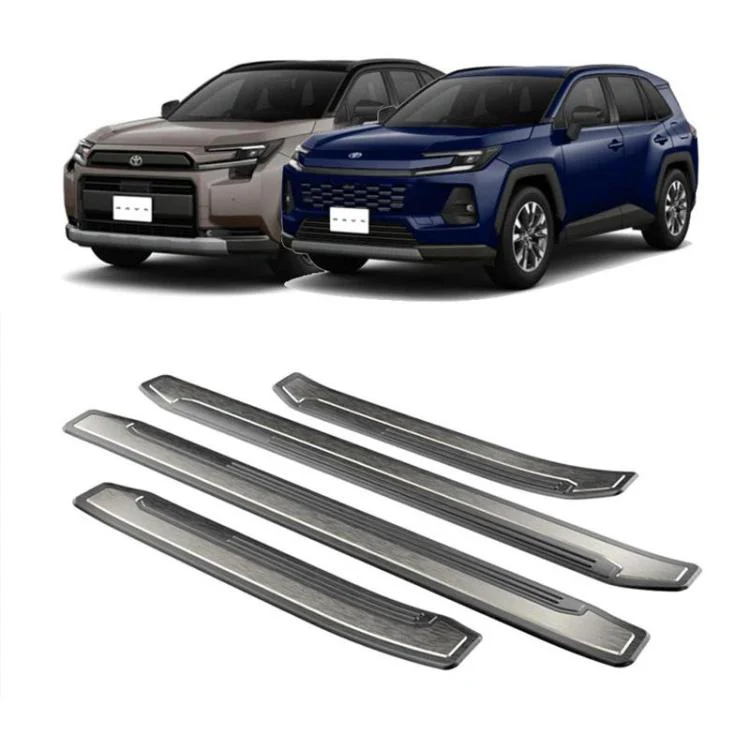 For Toyata RAV4 / Wildlander Car Door Sill Protector & Decorative Strip(Black) - Image 2