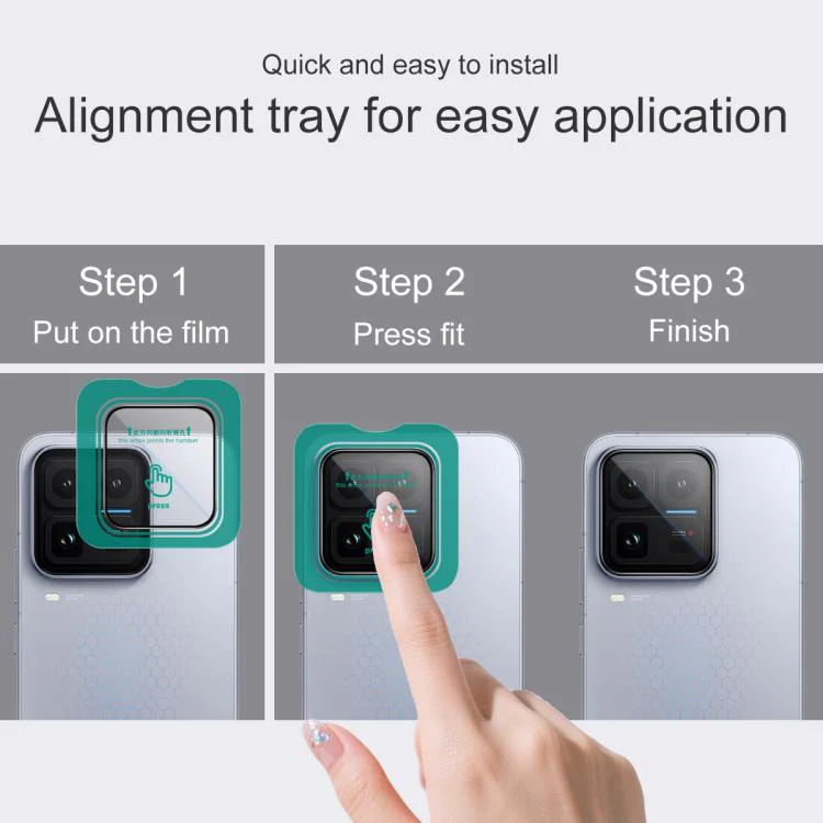 For vivo iQOO 15 Ultra 5G imak HD Glass Rear Camera Lens Film, Self-positioning Version - Image 5