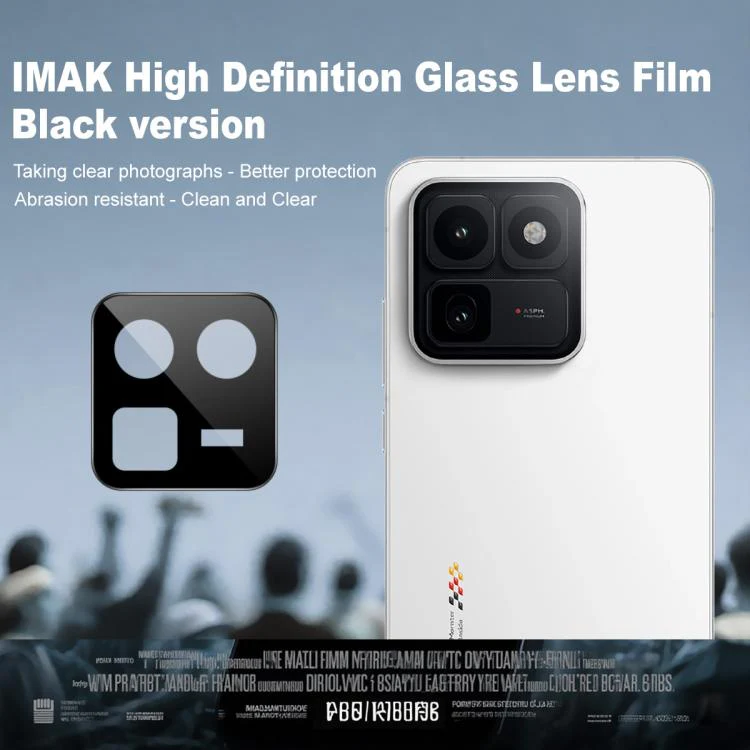 For vivo iQOO 15T 5G IMAK Rear Camera Lens Glass Film Black Version - Image 2