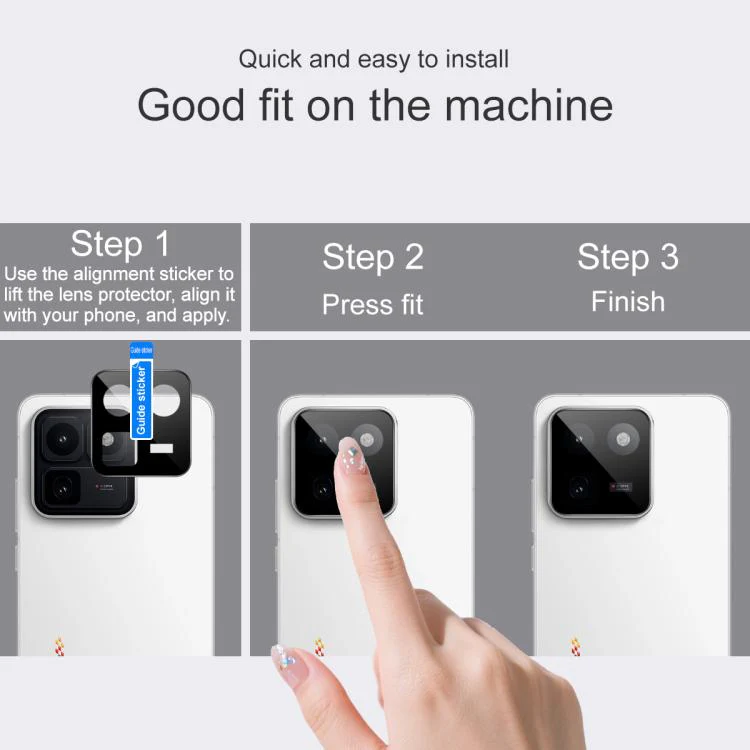For vivo iQOO 15T 5G IMAK Rear Camera Lens Glass Film Black Version - Image 4
