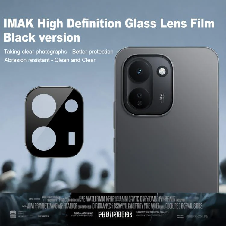 For vivo iQOO Z11 5G imak Rear Camera Lens Glass Film Black Version - Image 2
