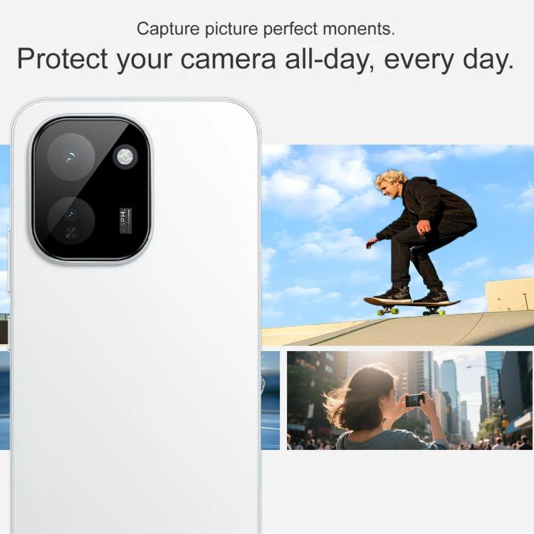 For vivo iQOO Z11 5G imak Rear Camera Lens Glass Film Black Version - Image 5