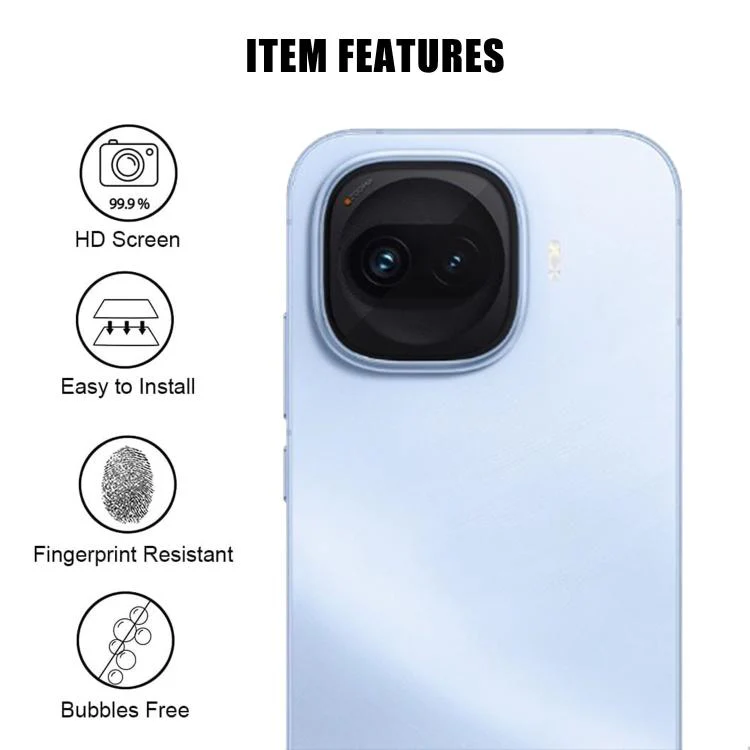 For vivo iQOO Z11 Turbo Kalebol Transparent HD Anti-Fingerprint AR Integrated Camera Lens Tempered Glass Film - Image 2