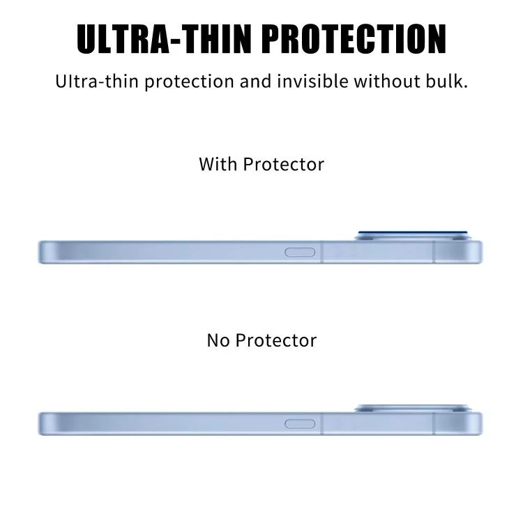 For vivo iQOO Z11 Turbo Kalebol Transparent HD Anti-Fingerprint AR Integrated Camera Lens Tempered Glass Film - Image 3