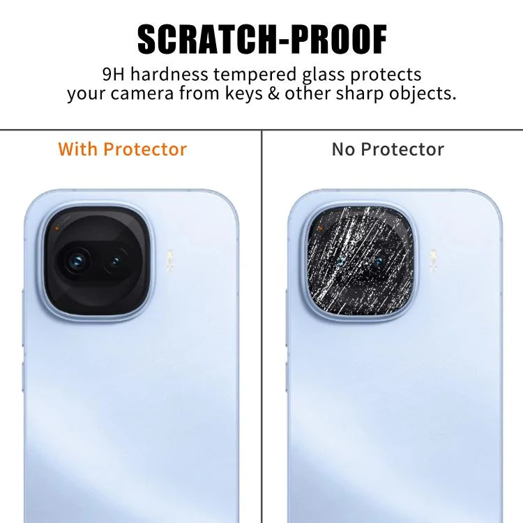 For vivo iQOO Z11 Turbo Kalebol Transparent HD Anti-Fingerprint AR Integrated Camera Lens Tempered Glass Film - Image 4