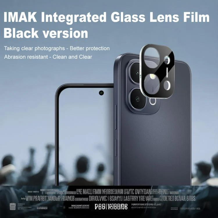 For vivo iQOO Z11x 5G imak High Definition Integrated Glass Lens Film Black Version - Image 2