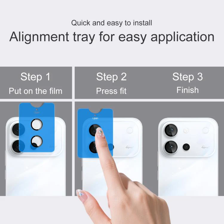 For vivo S60 5G IMAK Glass Rear Camera Lens Film Phone Case Exclusive, Self-positioning Version - Image 4