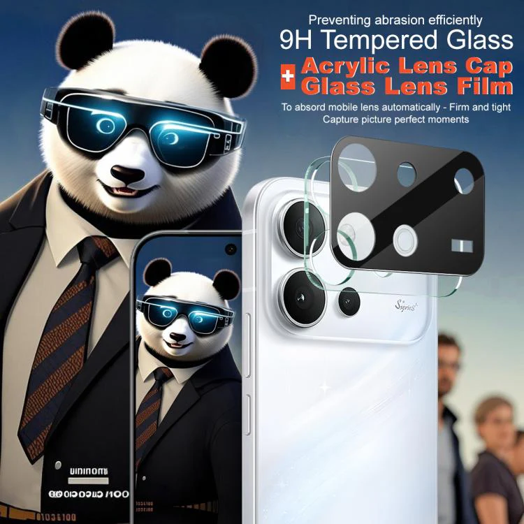 For vivo S60 5G IMAK High Definition Integrated Glass Lens Film Black Version - Image 3