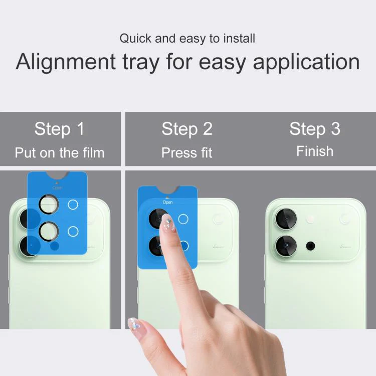 For vivo S60 Vitality 5G IMAK Glass Rear Camera Lens Film Phone Case Exclusive, Self-positioning Version - Image 4