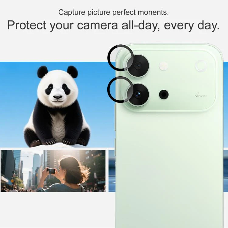 For vivo S60 Vitality 5G IMAK Glass Rear Camera Lens Film Phone Case Exclusive, Self-positioning Version - Image 5