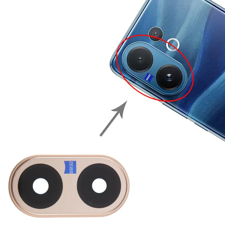 For vivo V60 Camera Lens Cover (Gold) - Image 4