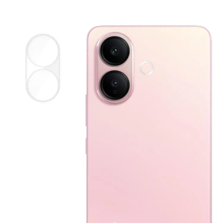 For vivo V60 Lite Kalebol Transparent HD Anti-Fingerprint AR Integrated Camera Lens Tempered Glass Film