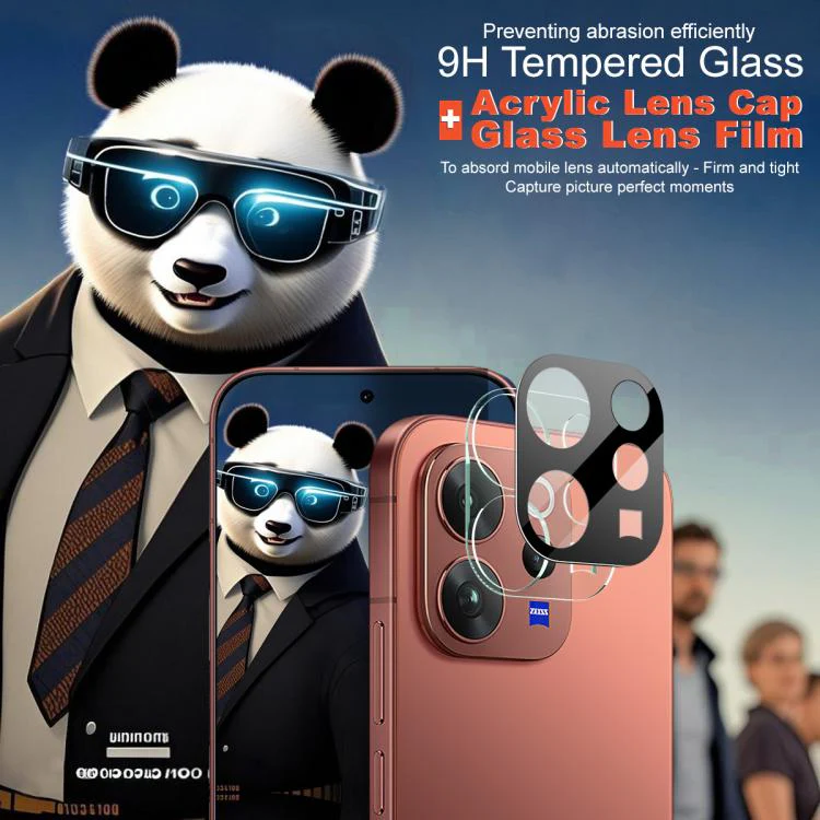 For vivo V70 5G / V70 Elite 5G imak High Definition Integrated Glass Lens Film Black Version - Image 3