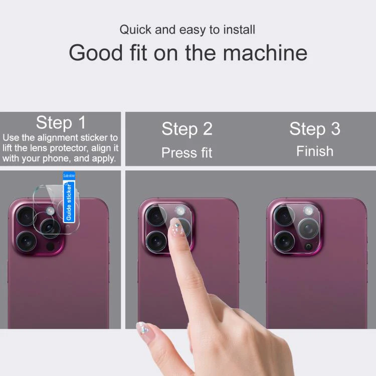 For vivo V70 FE 5G imak High Definition Integrated Glass Lens Film - Image 4