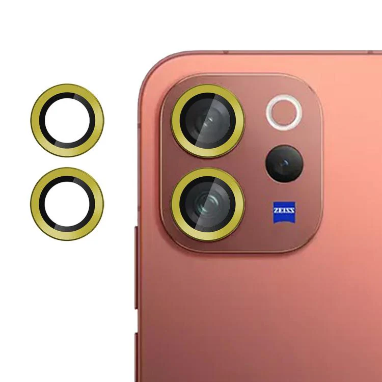 For vivo V70 / V70 Elite Kalebol No Flicker Ultra-Thin Individual Camera Lens Tempered Glass Film(Gold)