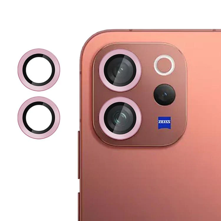 For vivo V70 / V70 Elite Kalebol No Flicker Ultra-Thin Individual Camera Lens Tempered Glass Film(Pink)