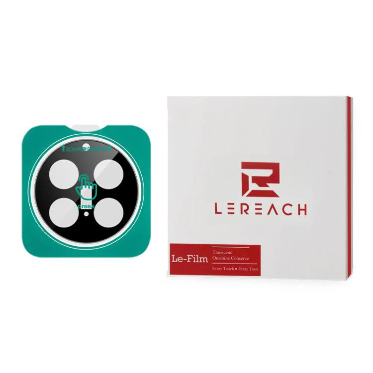 For vivo X200 Pro LeReach TF Series Snap Version HD Wear-Resistant Camera Lens Glass Film(Black) - Image 3