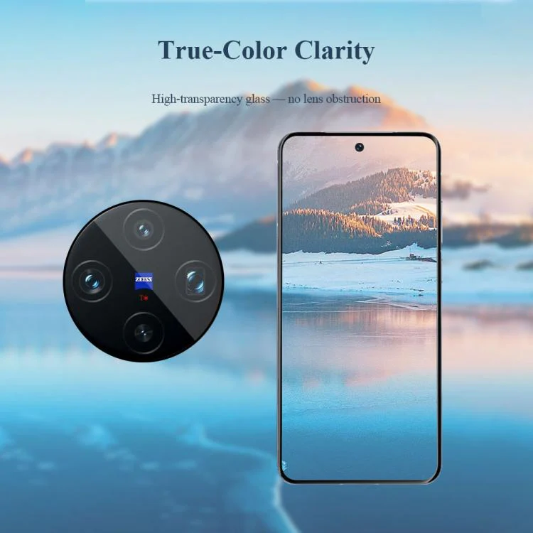 For vivo X200 Pro mini LeReach TF Series Snap Version HD Wear-Resistant Camera Lens Glass Film(Black) - Image 7