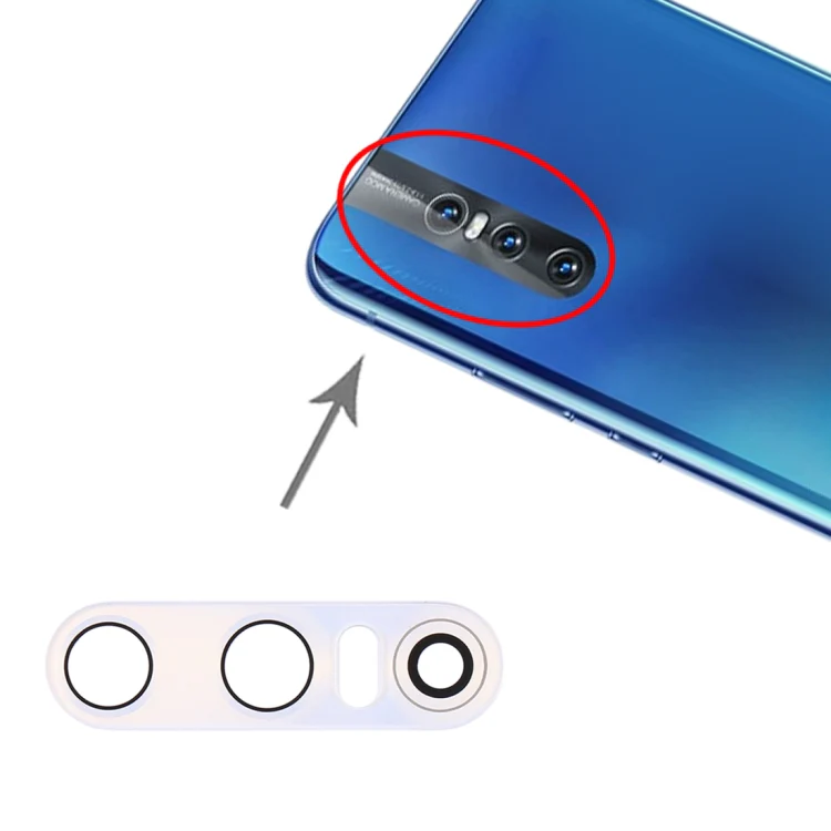 For Vivo X27 10pcs Back Camera Lens (White) - Image 4