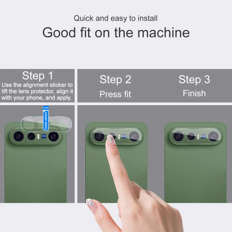 For vivo X300 FE 5G Zeiss IMAK Rear Camera Lens Glass Film Thin Version - Image 4