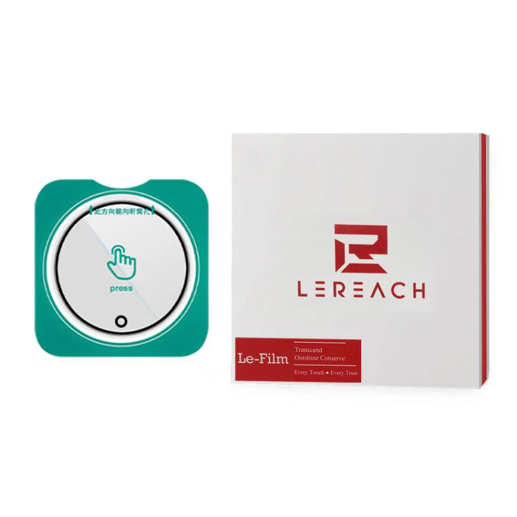 For vivo X300 LeReach TF Series Snap Version HD Wear-Resistant Camera Lens Glass Film(Clear with Black Frame) - Image 2