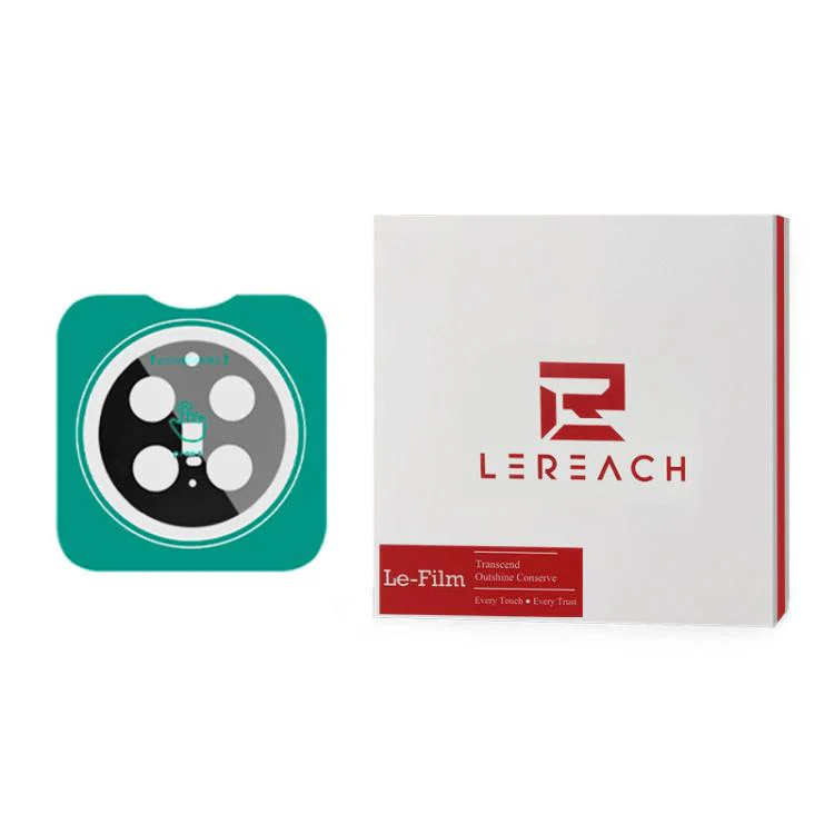 For vivo X300 Pro 2pcs/Set LeReach TF Series Snap Version HD Wear-Resistant Camera Lens Glass Film(Black) - Image 2