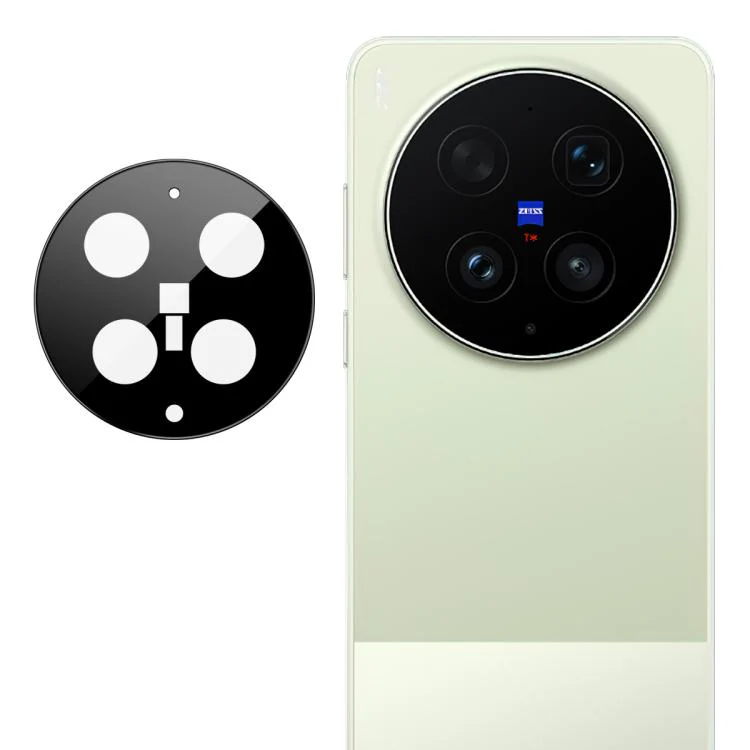 For vivo X300 Ultra imak Black Version HD Glass Rear Camera Lens Film, Self-positioning Version - Image 2