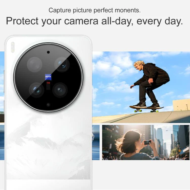 For vivo X300 Ultra imak Rear Camera Lens Glass Film Black Version - Image 5