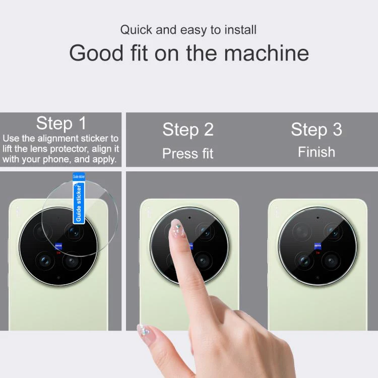 For vivo X300 Ultra IMAK Rear Camera Lens Glass Film Thin Version - Image 4