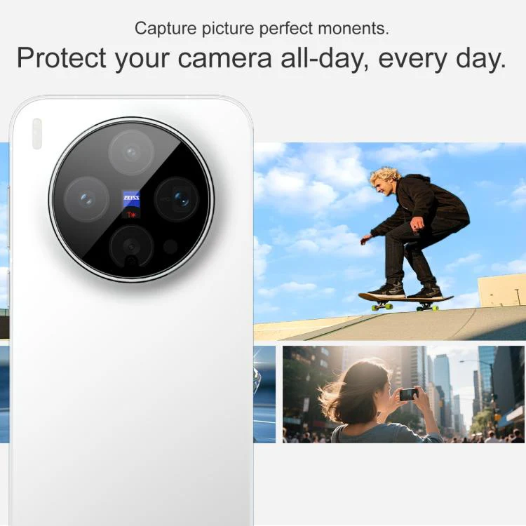 For vivo X300s imak Rear Camera Lens Glass Film Black Version - Image 5