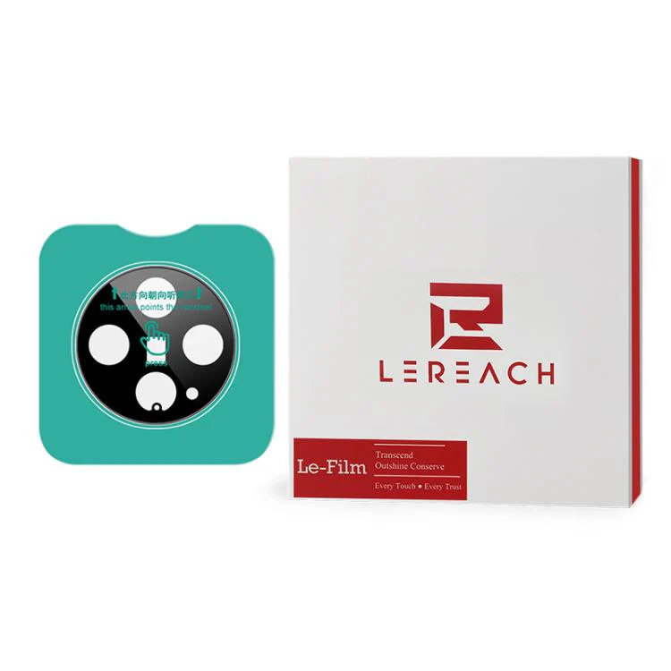 For vivo X300s LeReach TF Series Snap Version HD Wear-Resistant Camera Lens Glass Film(Black) - Image 2