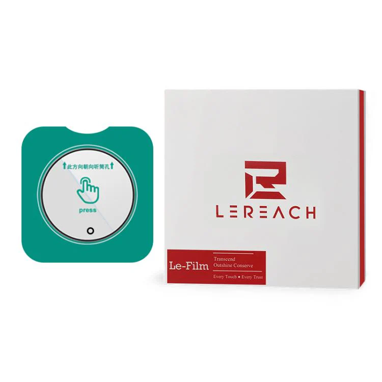 For vivo X300s LeReach TF Series Snap Version HD Wear-Resistant Camera Lens Glass Film(Clear with Black Frame) - Image 2