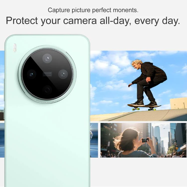 For vivo Y500 Pro 5G imak Rear Camera Lens Glass Film Black Version - Image 5