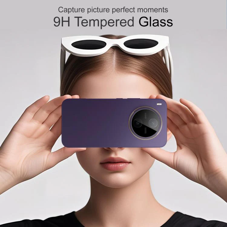 For vivo Y600 Pro 5G IMAK Rear Camera Lens Glass Film Black Version - Image 3