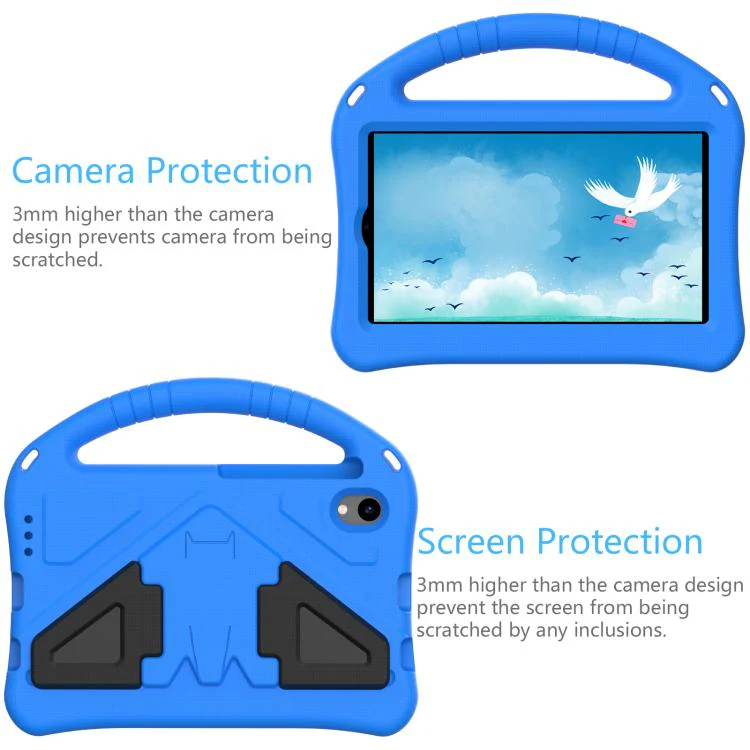 For Walmart Onn 7 inch Tablet 2026 EVA Shockproof Tablet Case with Holder(Blue) - Image 3