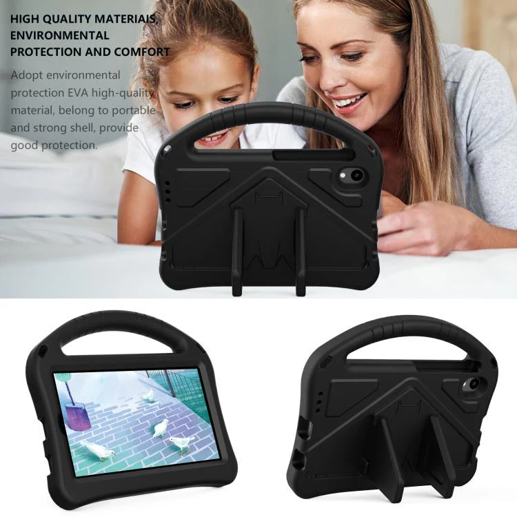 For Walmart Onn 8 inch Tablet 2026 EVA Shockproof Tablet Case with Holder(Black) - Image 2