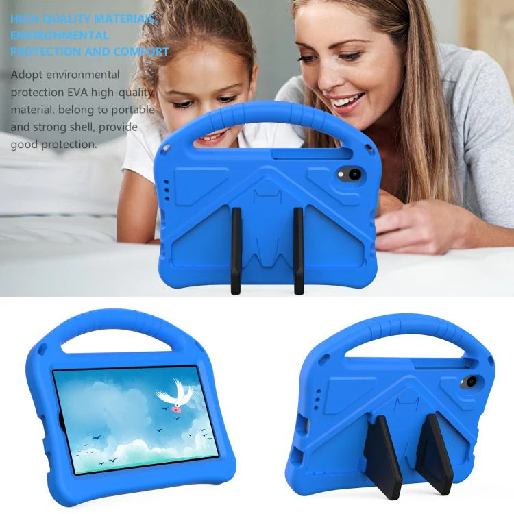For Walmart Onn 8 inch Tablet 2026 EVA Shockproof Tablet Case with Holder(Blue) - Image 2