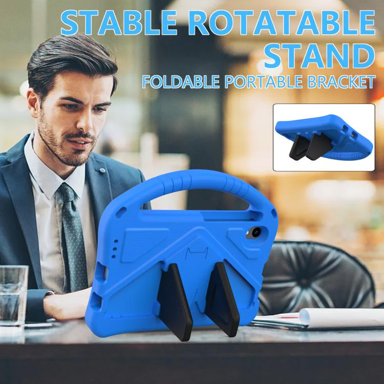 For Walmart Onn 8 inch Tablet 2026 EVA Shockproof Tablet Case with Holder(Blue) - Image 7