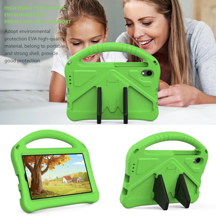 For Walmart Onn 8 inch Tablet 2026 EVA Shockproof Tablet Case with Holder(Green) - Image 2