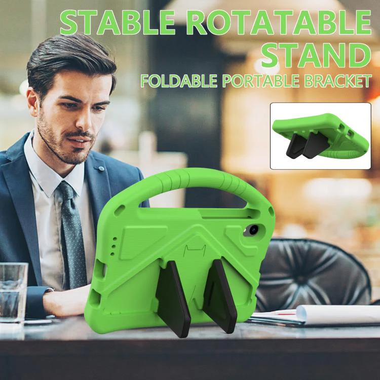For Walmart Onn 8 inch Tablet 2026 EVA Shockproof Tablet Case with Holder(Green) - Image 7