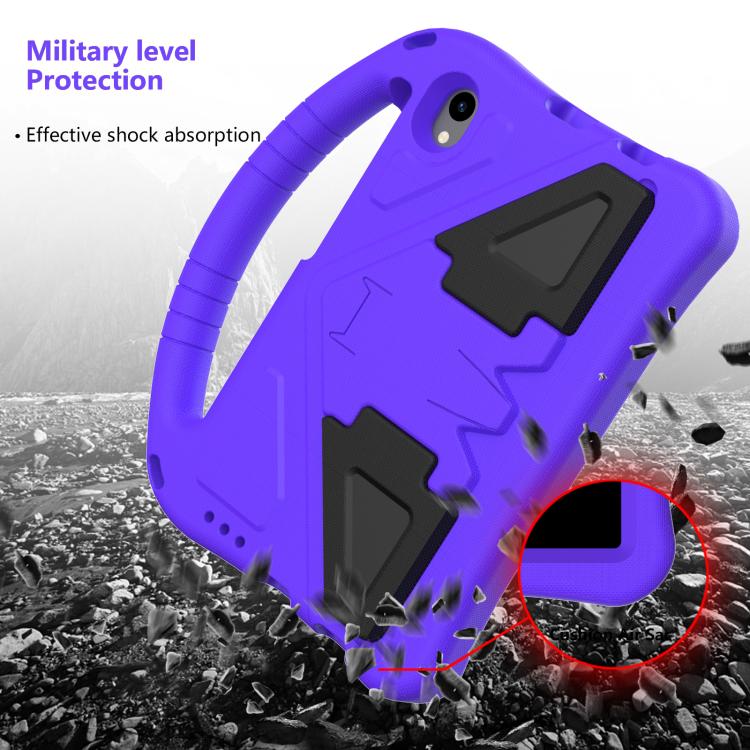 For Walmart Onn 8 inch Tablet 2026 EVA Shockproof Tablet Case with Holder(Purple) - Image 4