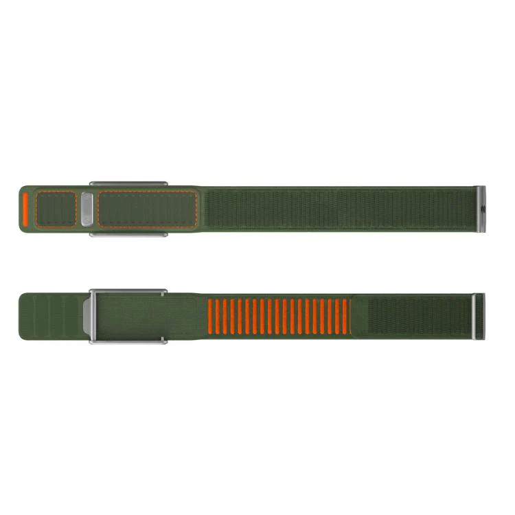 For WHOOP 5.0 Electrocardiogram Quick Dry Two Color Nylon Hybrid Silicone Watch Watch Band(Cool Sea Blue) - Image 3