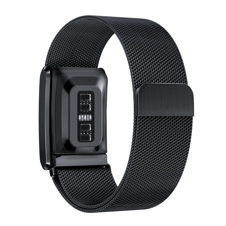 For WHOOP 5.0 Milanese Magnetic Stainless Steel Watch Band(Black) - Image 2