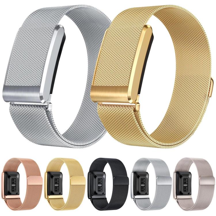 For WHOOP 5.0 Milanese Magnetic Stainless Steel Watch Band(Gold) - Image 5