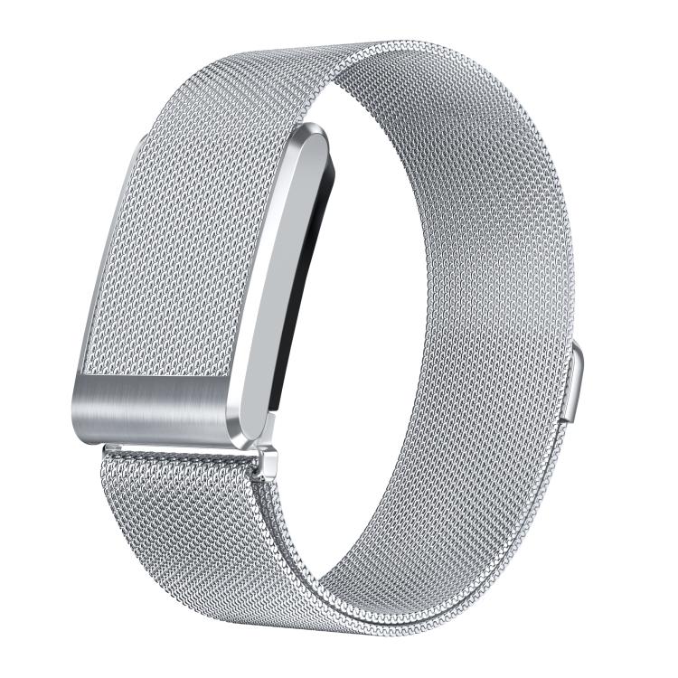 For WHOOP 5.0 Milanese Magnetic Stainless Steel Watch Band(Silver)