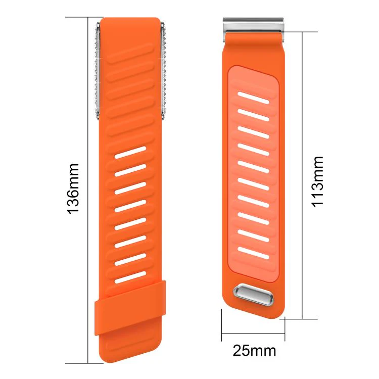 For WHOOP 5.0 Regular Full Diamond Style Two Color Silicone Watch Band(Dark Green Light Green) - Image 6