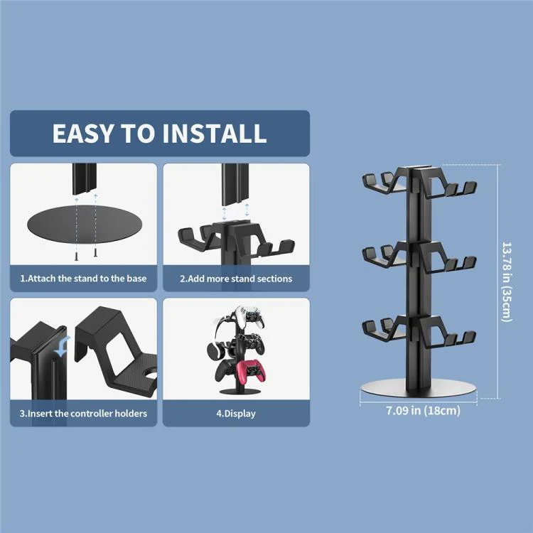 For XBOX / PS5 / Switch 3-Tier Gaming Controller Stand - Image 7