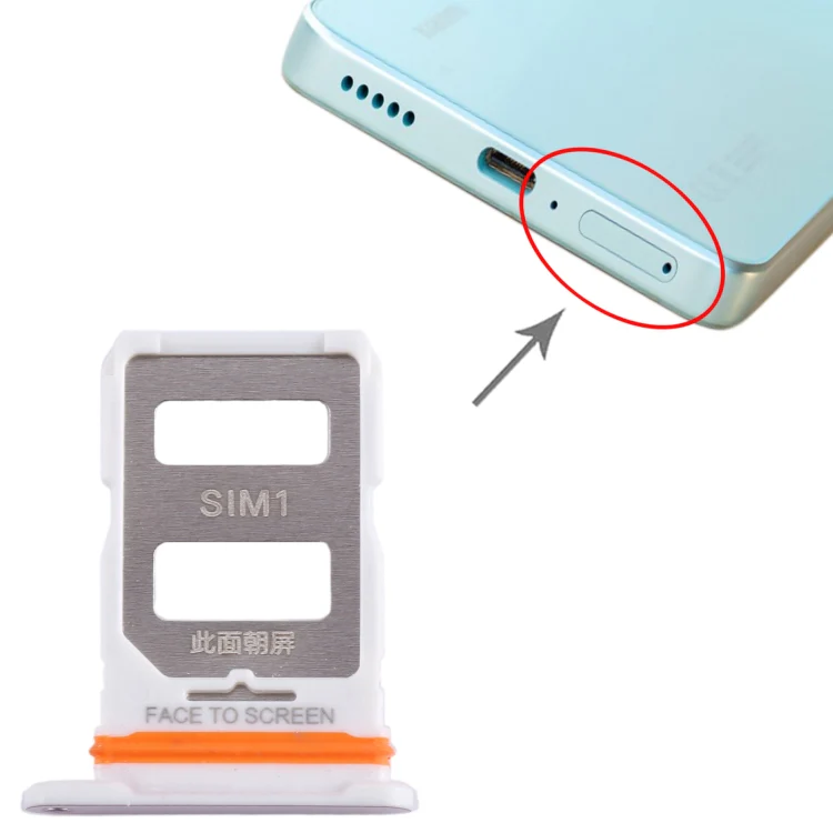 For Xiaomi 12 Lite SIM Card Tray + SIM Card Tray (Pink) - Image 4