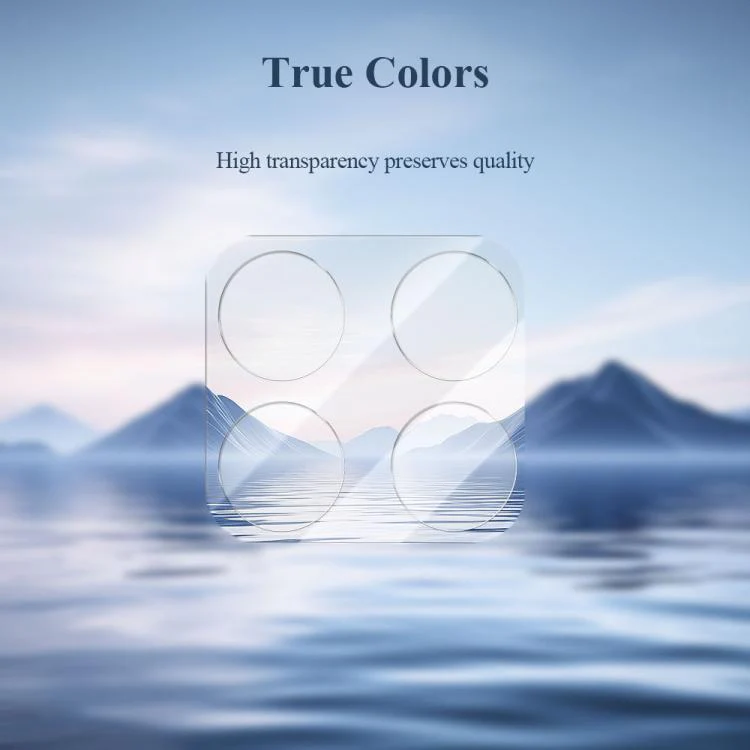 For Xiaomi 15T 5G 2pcs/Set LeReach TF Series AirGlass Version HD Wear-Resistant Camera Lens Glass Film(Clear with Black Frame) - Image 8